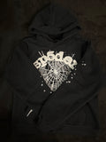 OG BLACK SP5DER HOODIE
