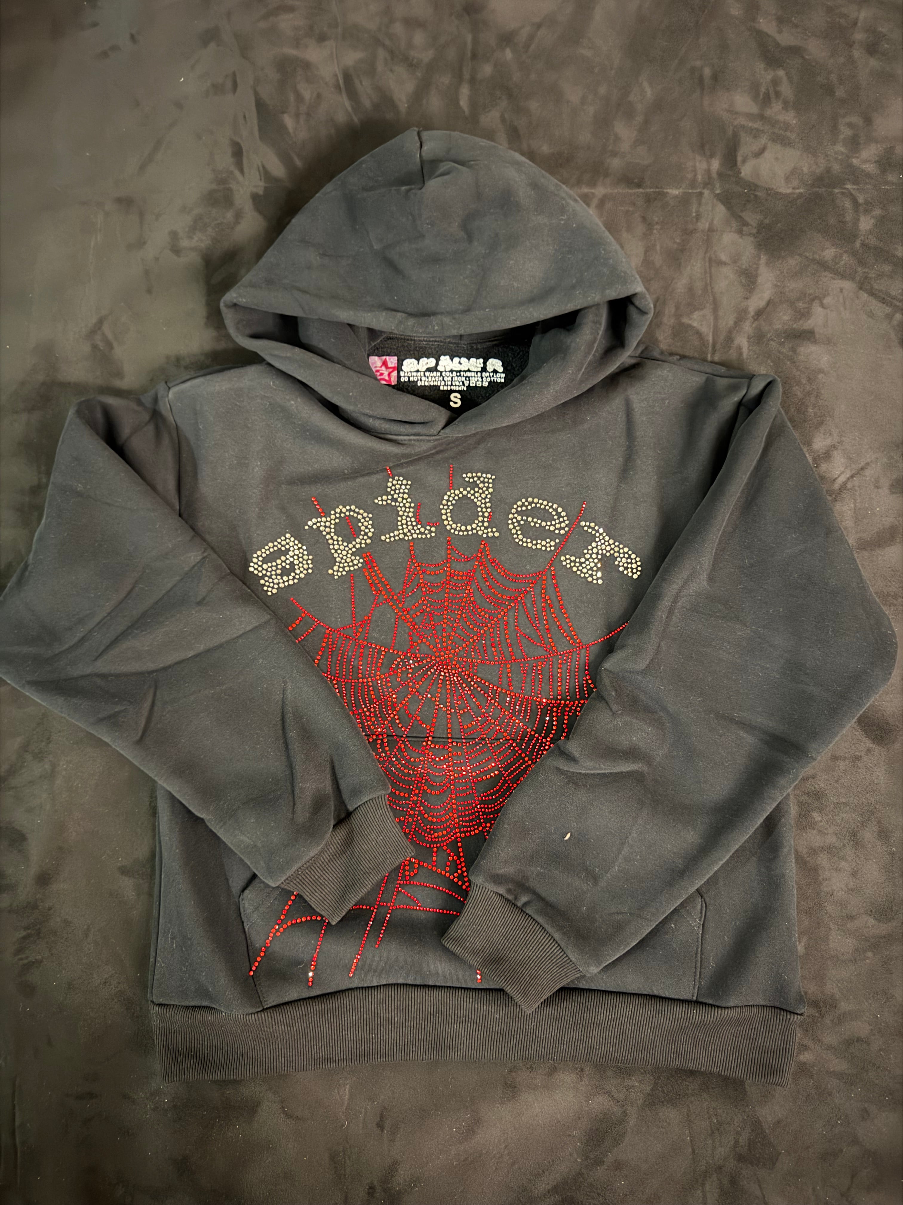 SP5DER OG RHINESTONE HOODIE