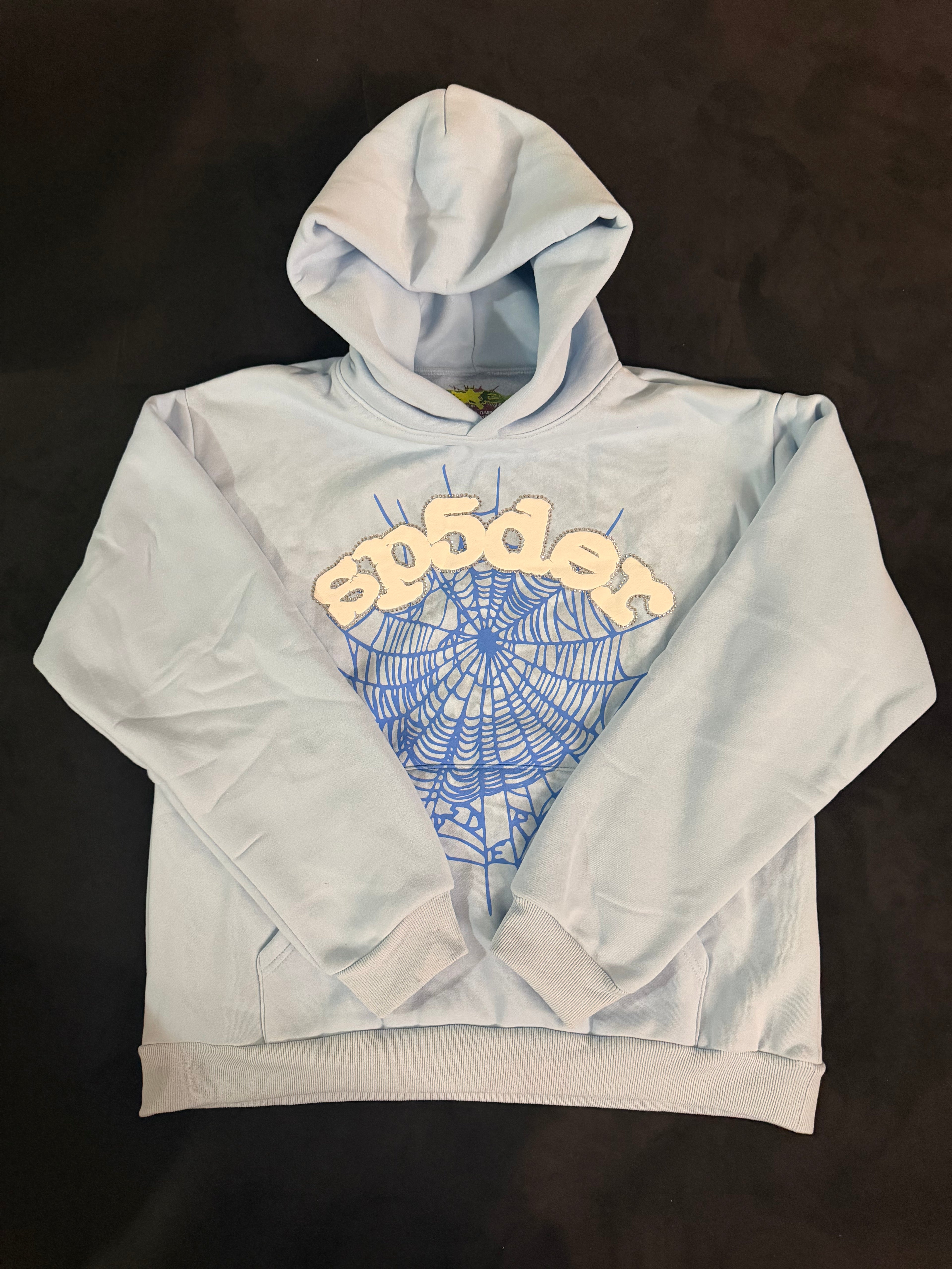 SKY BLUE SP5DER HOODIE